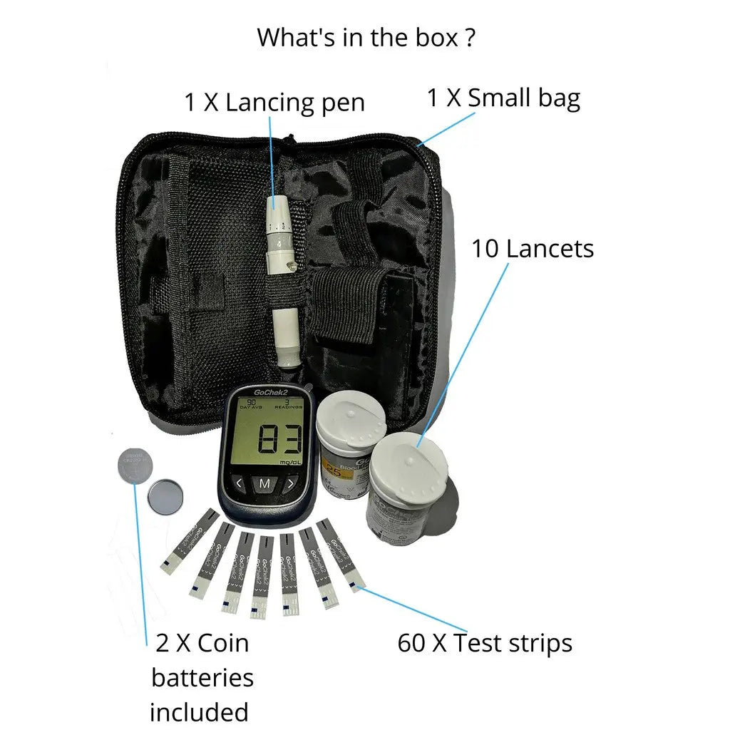 GoChek2 Blood Glucose Monitoring System SusWel - AiDex