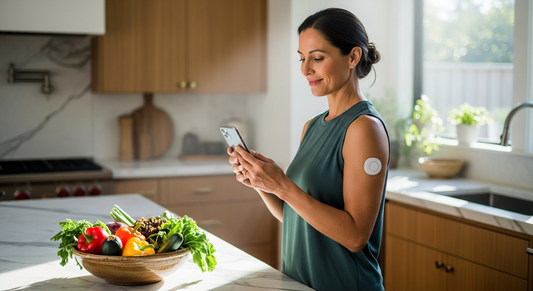 Perimenopause glucose tracking weight gain management. CGM monitor insulin resistance estrogen decline energy fatigue symptoms hormonal changes metabolism.