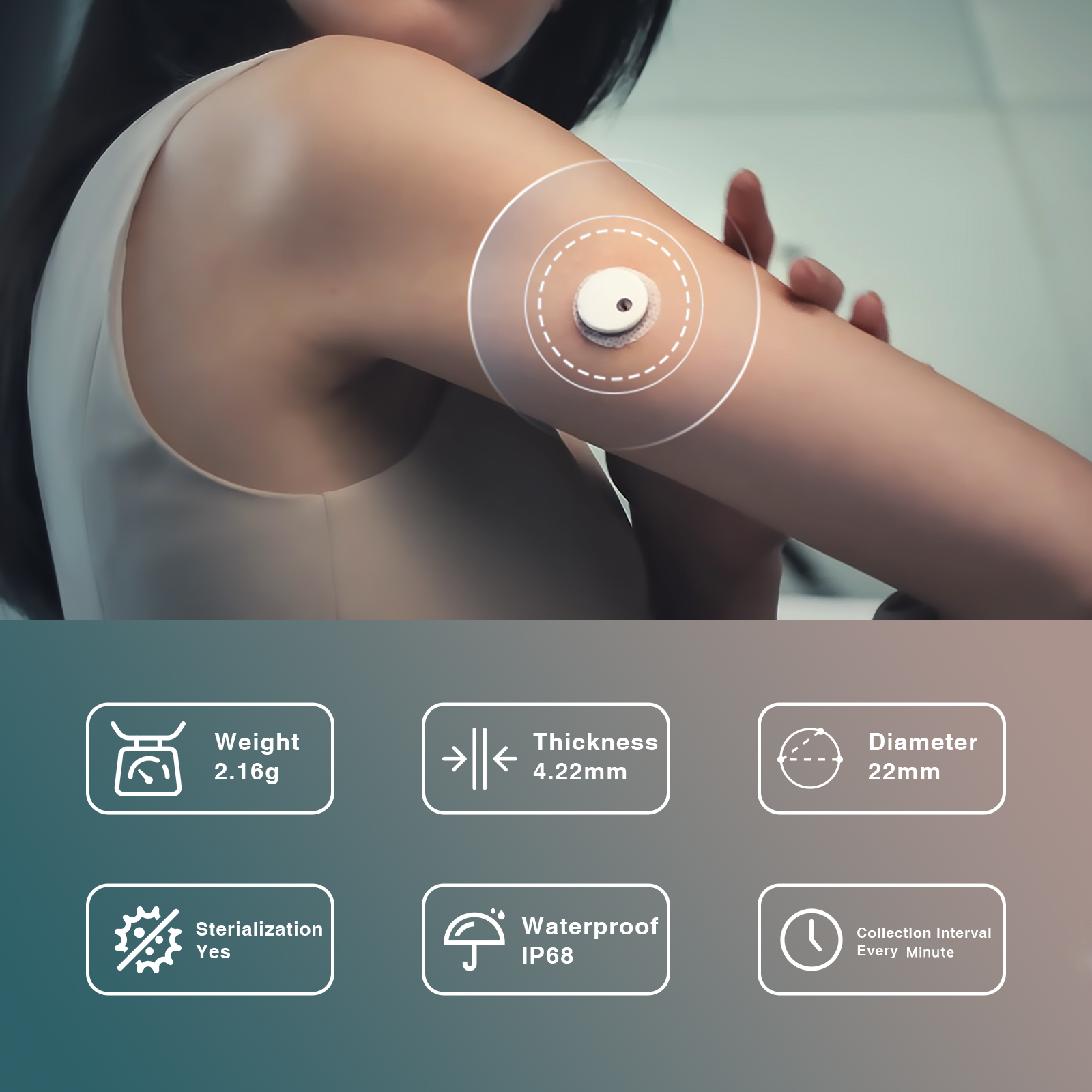 VitaTok™ CGM – AI-Powered CGM | 15-Day Sensor