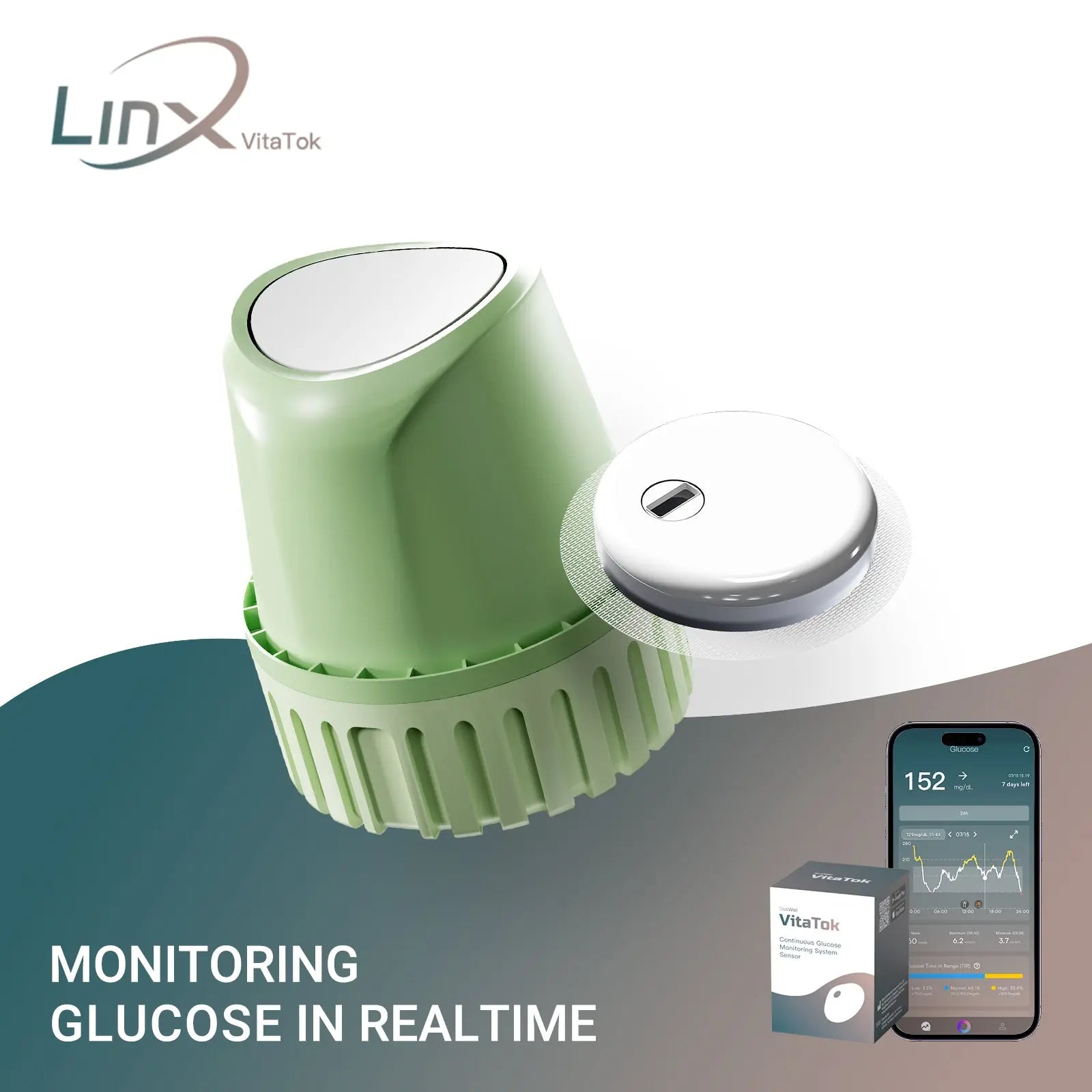 VitaTok™ LinX CGM Sensor SusWEL